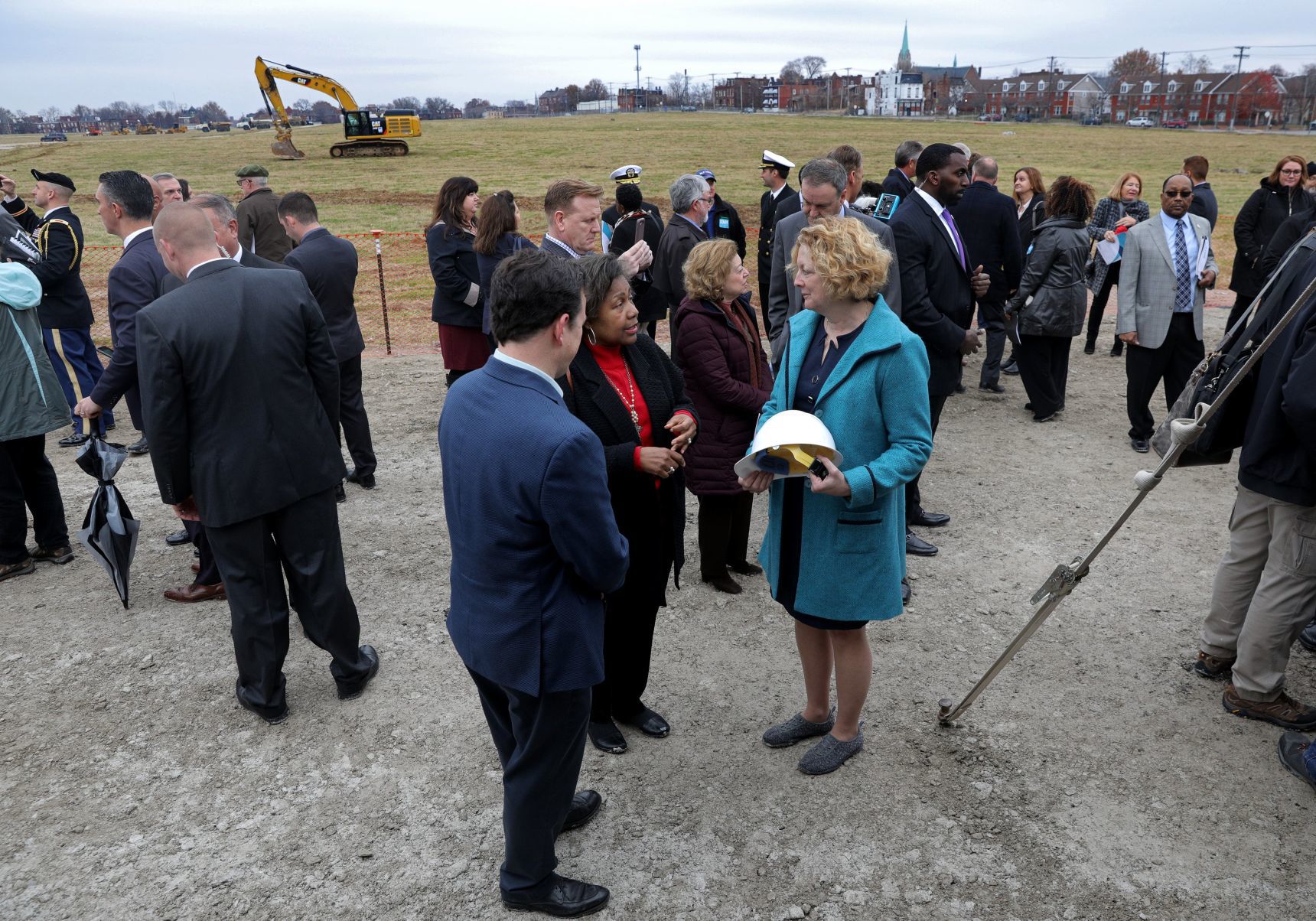 Officials break ground on NGA site in north St. Louis
